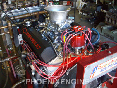 Chevy 383 CI, Rocky Iron midnight turnkey engine