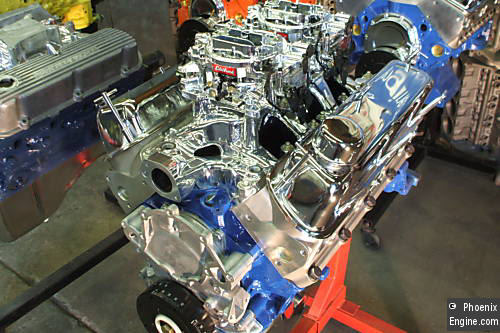Ford 302 - 380HP Dual Quads Aluminum Head Engine from Phoenix Engine Rebuilders
